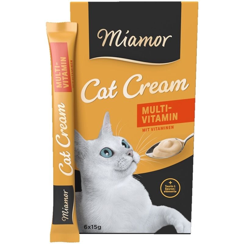 Miamor Cream Multi Vitamin Kedi Ödülü 6x15 G 90 Gr - Multi Vitaminli