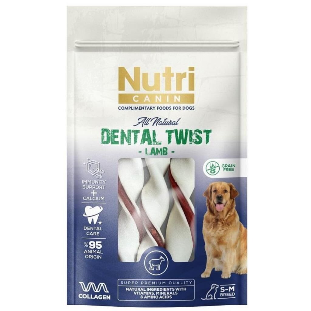 Nutri Canin Dental Twist Diş Sağlığı Köpek Ödülü 80 Gr