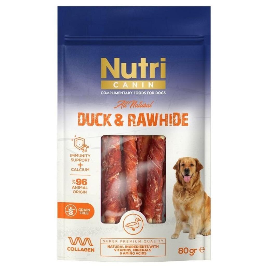 Nutri Canin Rawhide Sarılı Kemik Köpek Ödülü 80 Gr