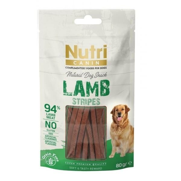 Nutri Canin Snack Köpek Ödülü 80 Gr - Kuzu Etli