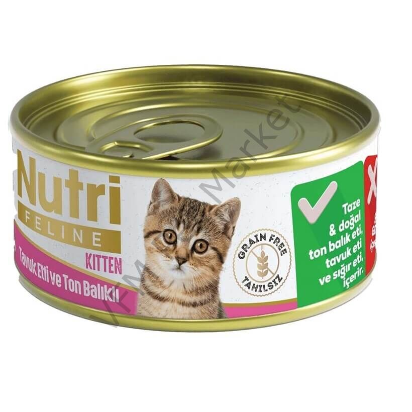 Nutri Feline Kitten Yavru Kedi Konservesi
