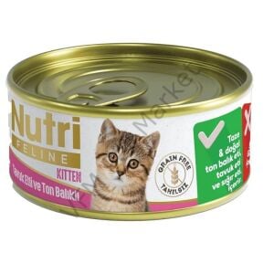 Nutri Feline Kitten Yavru Kedi Konservesi