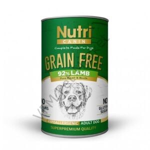 Nutri Canin Tahılsız Köpek Konservesi 400 Gr - Kuzu Etli