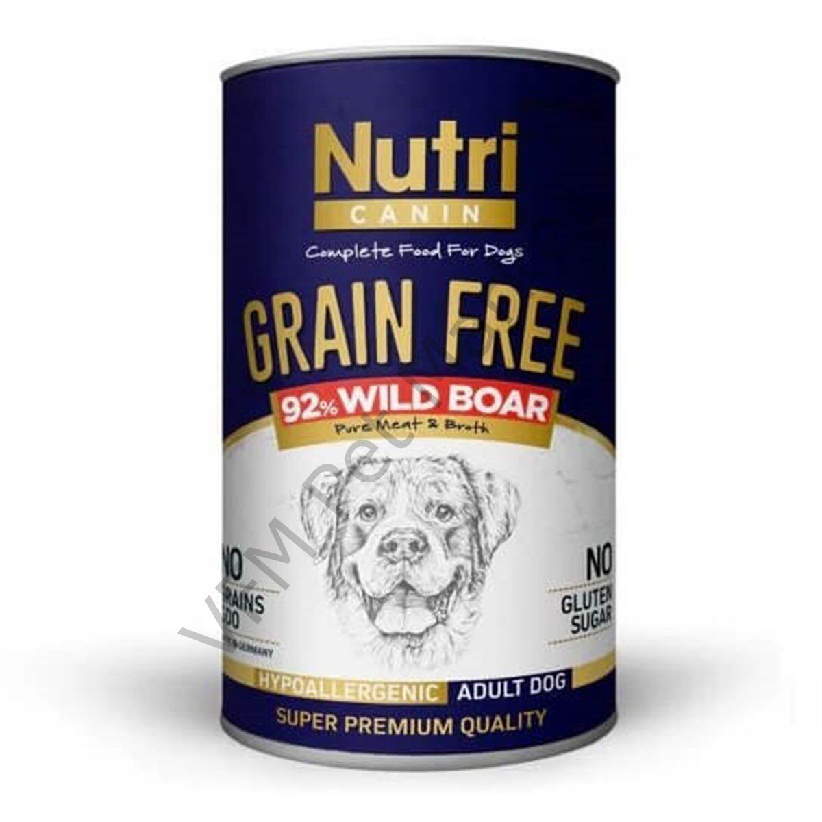 Nutri Canin Tahılsız Köpek Konservesi 400 Gr - Yaban Domuzu Etli