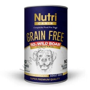 Nutri Canin Tahılsız Köpek Konservesi 400 Gr - Yaban Domuzu Etli