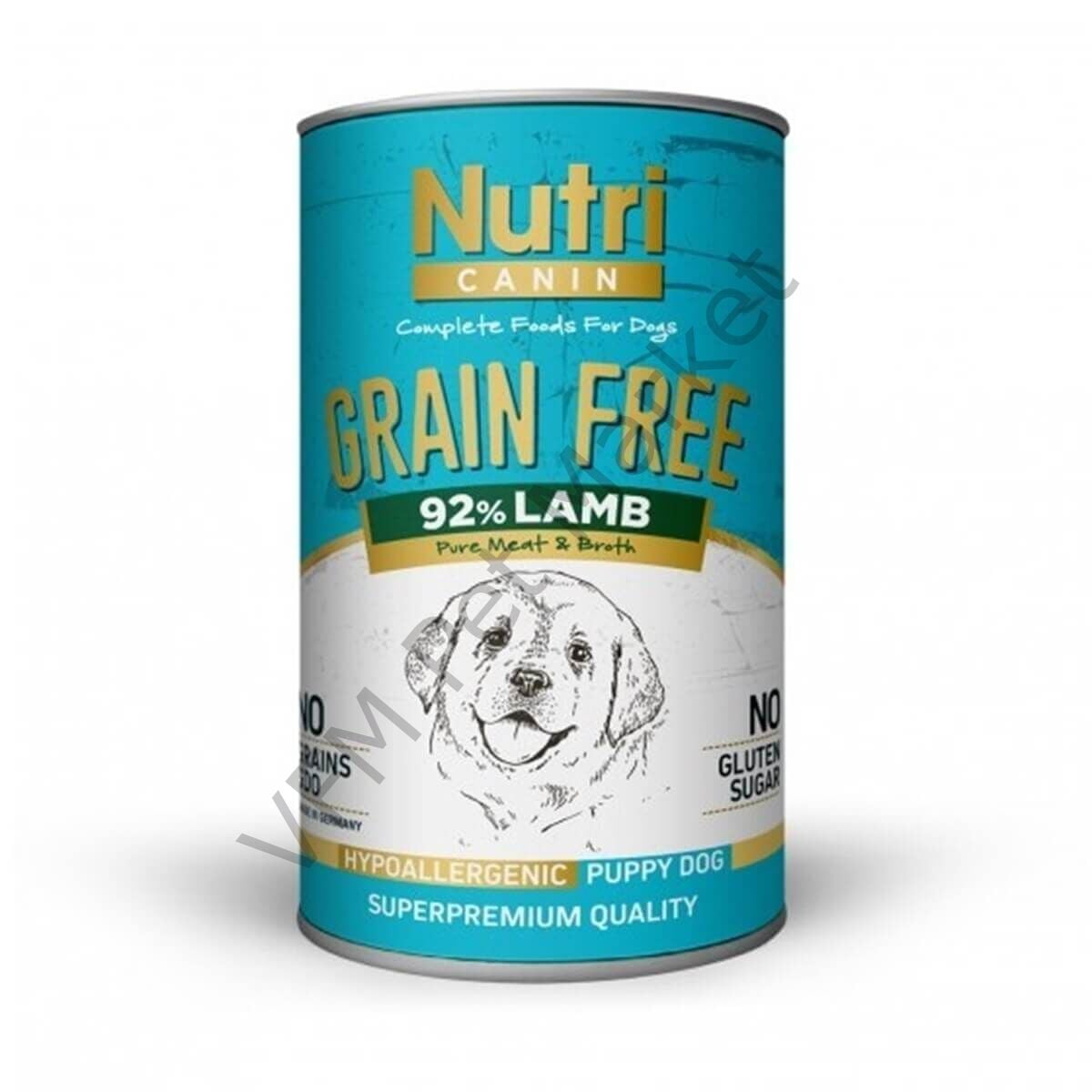 Nutri Canin Tahılsız Yavru Köpek Konservesi 400 Gr - Kuzu Etli