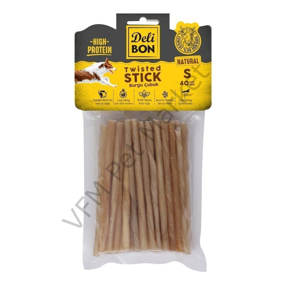 Delibon Burgu Eko Doğal Sığır Derili Naturel İnce - 40 Adet