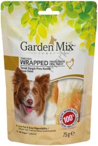 Garden Mix Tavuk Sargılı Pres Kemik Köpek Ödülü 75 gr