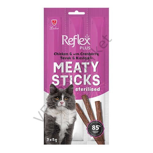Reflex Meaty Stıcks 3x5 g Tavuk&Kızılcıklı
