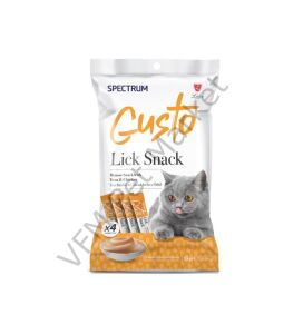 Gusto Lick Snack 4x15 gr Ton Balıklı&Tavuklu