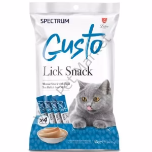 Gusto Lick Snack 4x15 gr Ton Balıklı