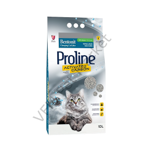 Proline Aktif Karbonlu Topaklanan Kedi Kumu (10 L)