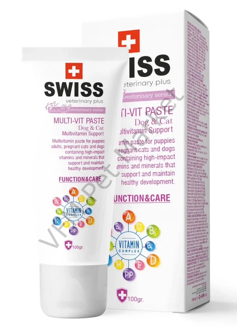Swıss Veterinary Plus Sterilised Pasta 100 gr Multi-Vitamin