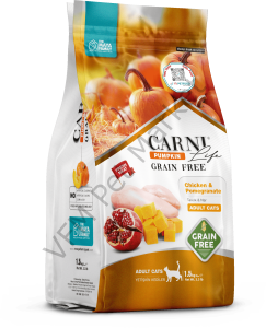 Carni Life Pumpkin Grain Free Adult Cats 1,5 Kg Tavuk&Nar