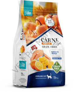 Carni Life Pumpkin Grain Free Sterilised Cats 1,5 Kg