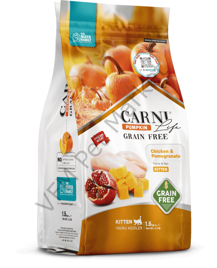 Carni Life Pumpkin Grain Free Kitten 1,5 Kg
