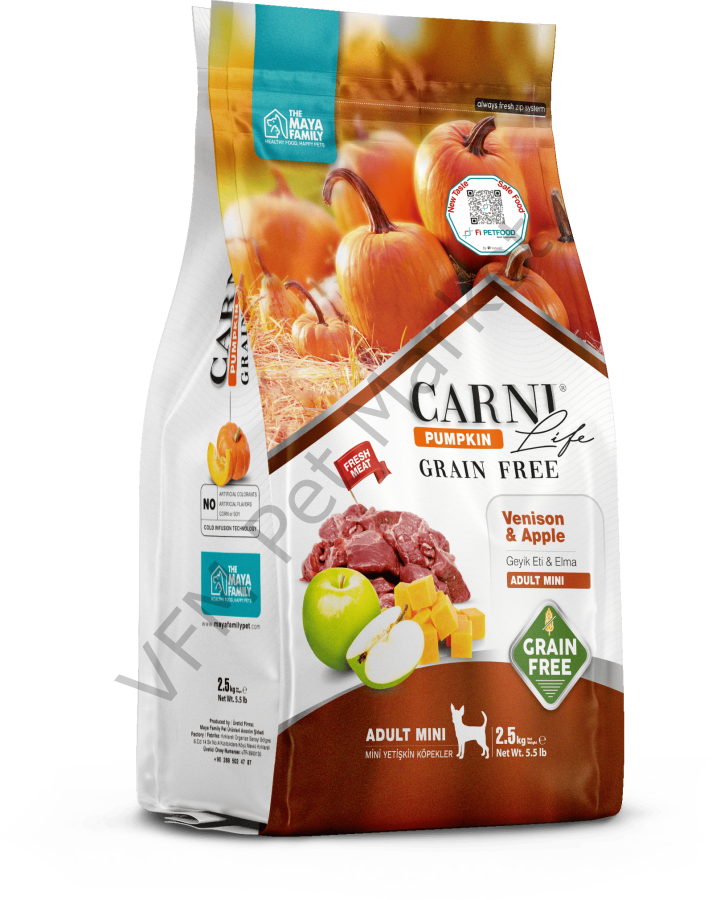 Carni Life Pumpkin Grain Free Adult Mini 2,5 Kg