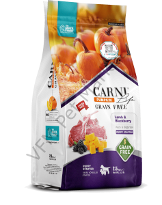 Carni Life Pumpkin Grain Free Puppy Starter 2,5 Kg Kuzu&Böğürtlen