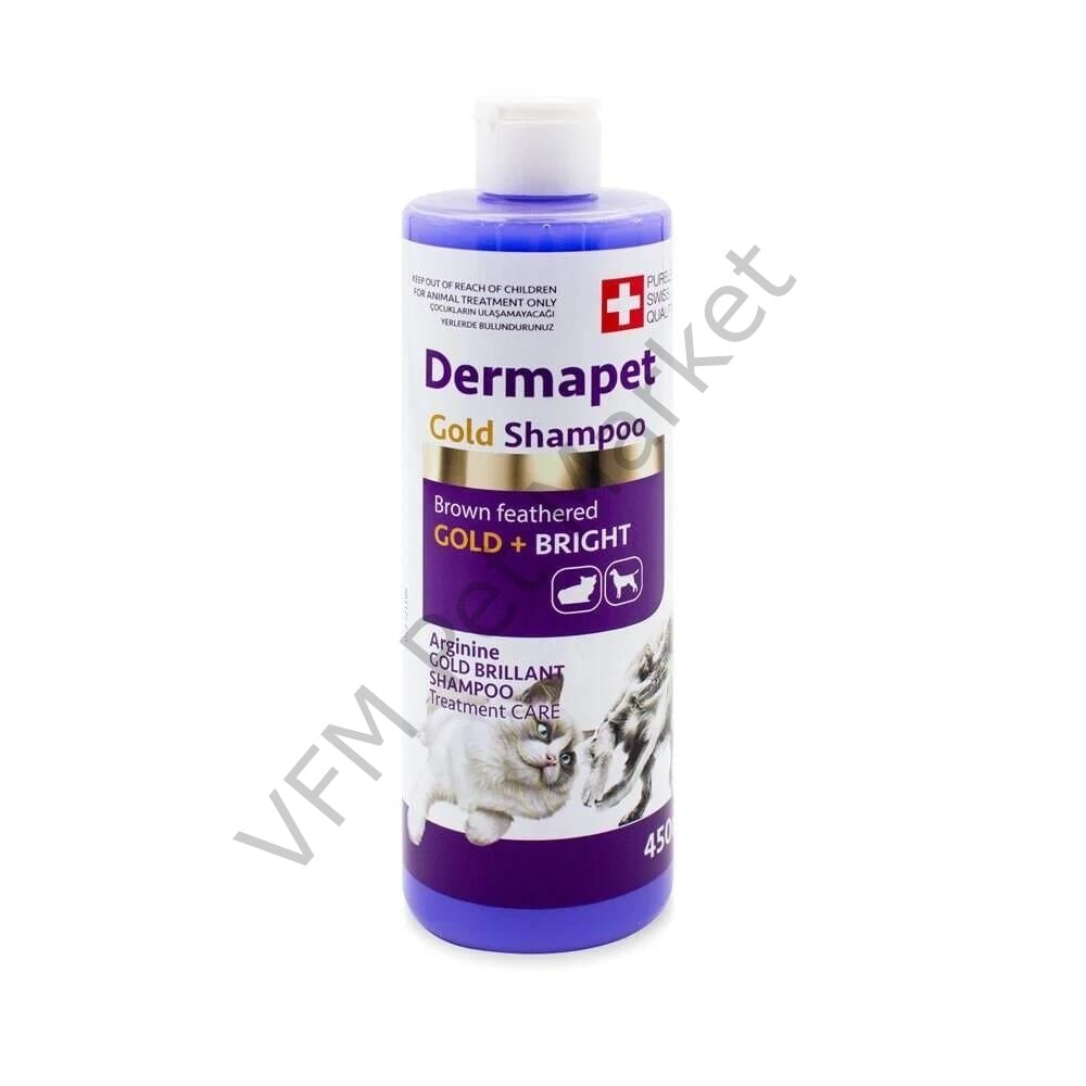 Dermapet Gold Shampoo Feathered 450 Brown Feathered