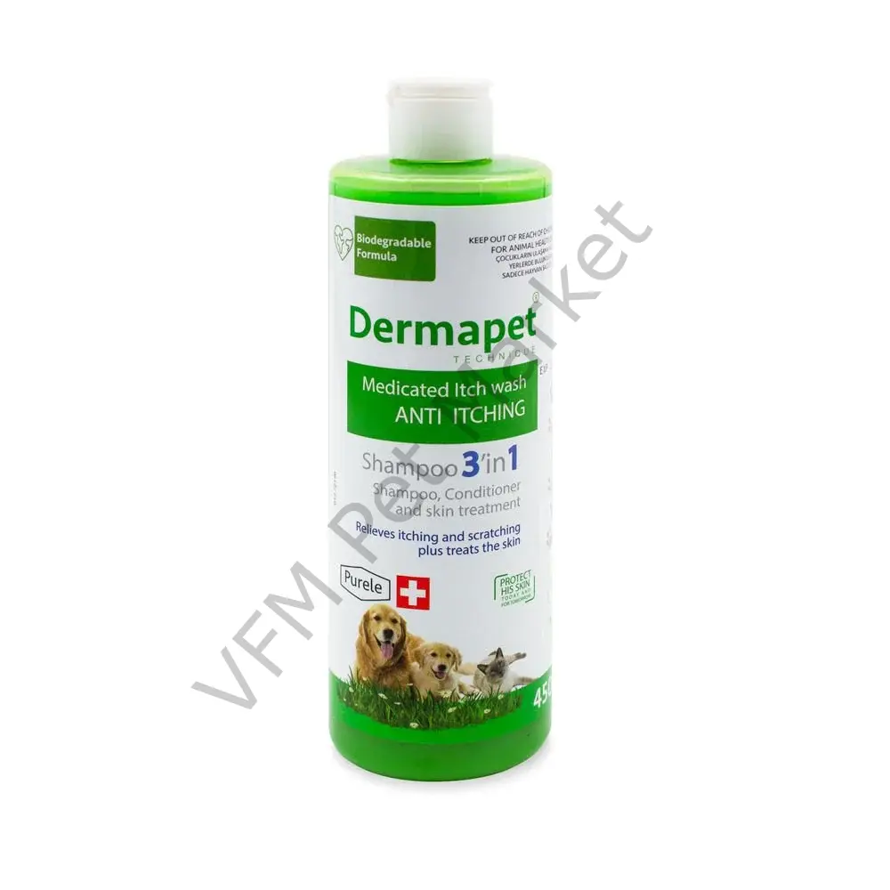 Dermapet Medicated Itch Wash Antı Itchıng 450 Ml