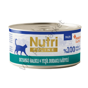 Nutri Feline 70 Gr Okyanus Balıklı ve Yeşil Dudaklı Midyeli