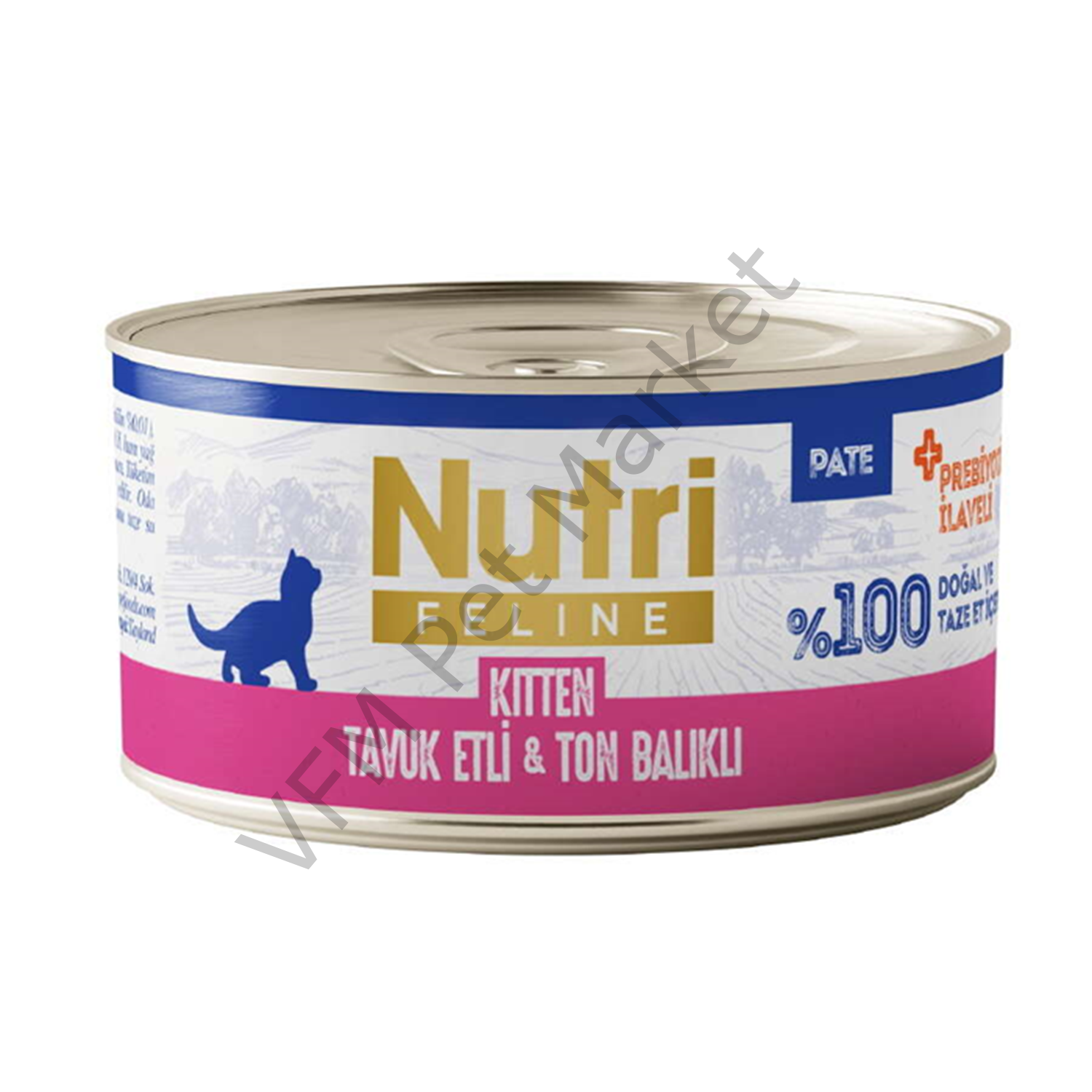 Nutri Feline 70 Gr Tavuk Etli ve Ton Balıklı Kitten