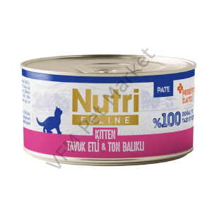 Nutri Feline 70 Gr Tavuk Etli ve Ton Balıklı Kitten