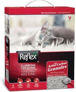Reflex Granül Aktif Karbonlu Topaklanan Kedi Kumu 6 Lt