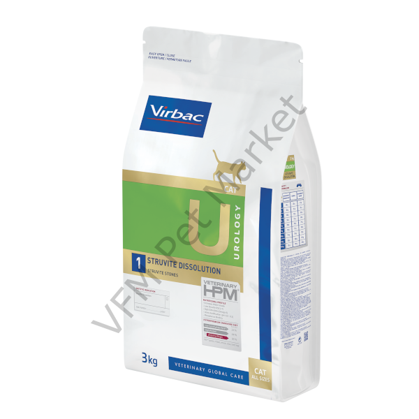 Virbac Urology - Struvite Dissolution Cat Food 3 Kg