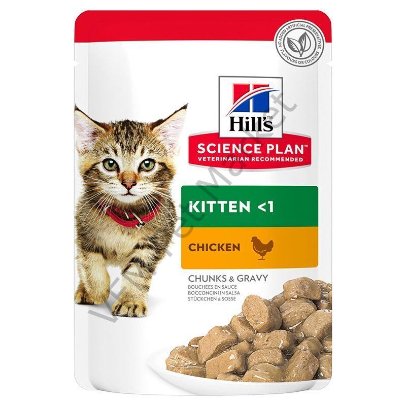 Hill's Kitten Tavuklu Yavru Kedi Yaş Mama 85 Gr
