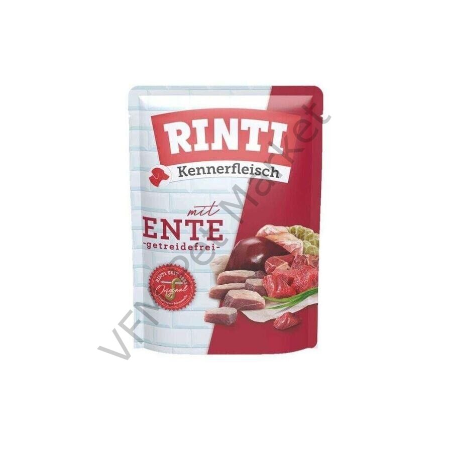 Rinti Tavuklu Pouch Köpek Maması 400 Gr Ördekli