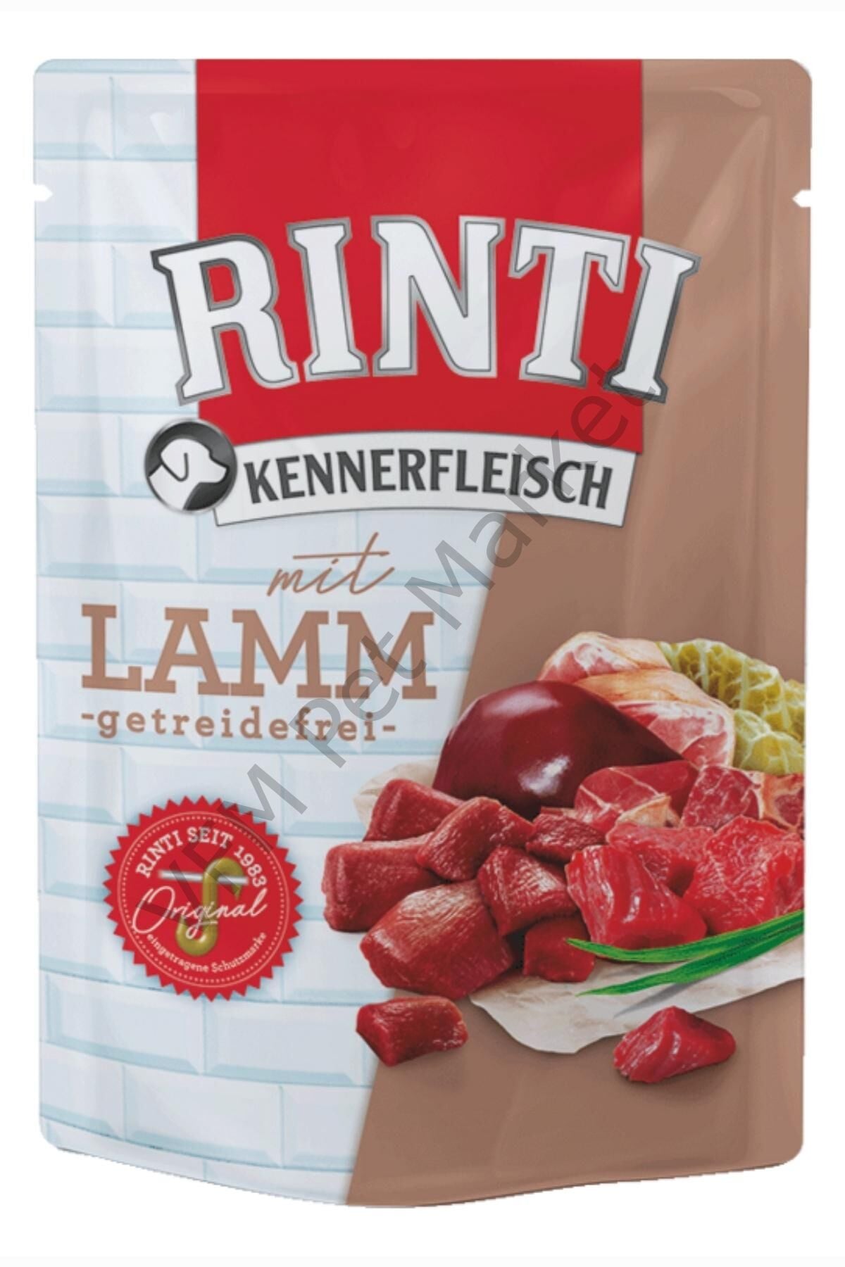 Rinti Tavuklu Pouch Köpek Maması 400 Gr Sığır ve Kuzu Etli