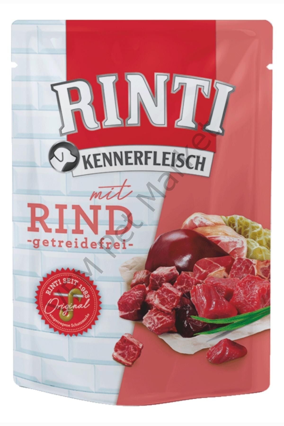 Rinti Tavuklu Pouch Köpek Maması 400 Gr Dana Etli