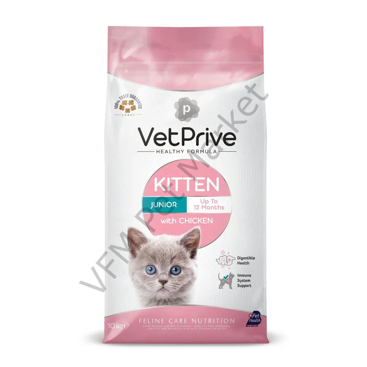 Vet Prive Yavru Kedi Maması Tavuklu 10 Kg