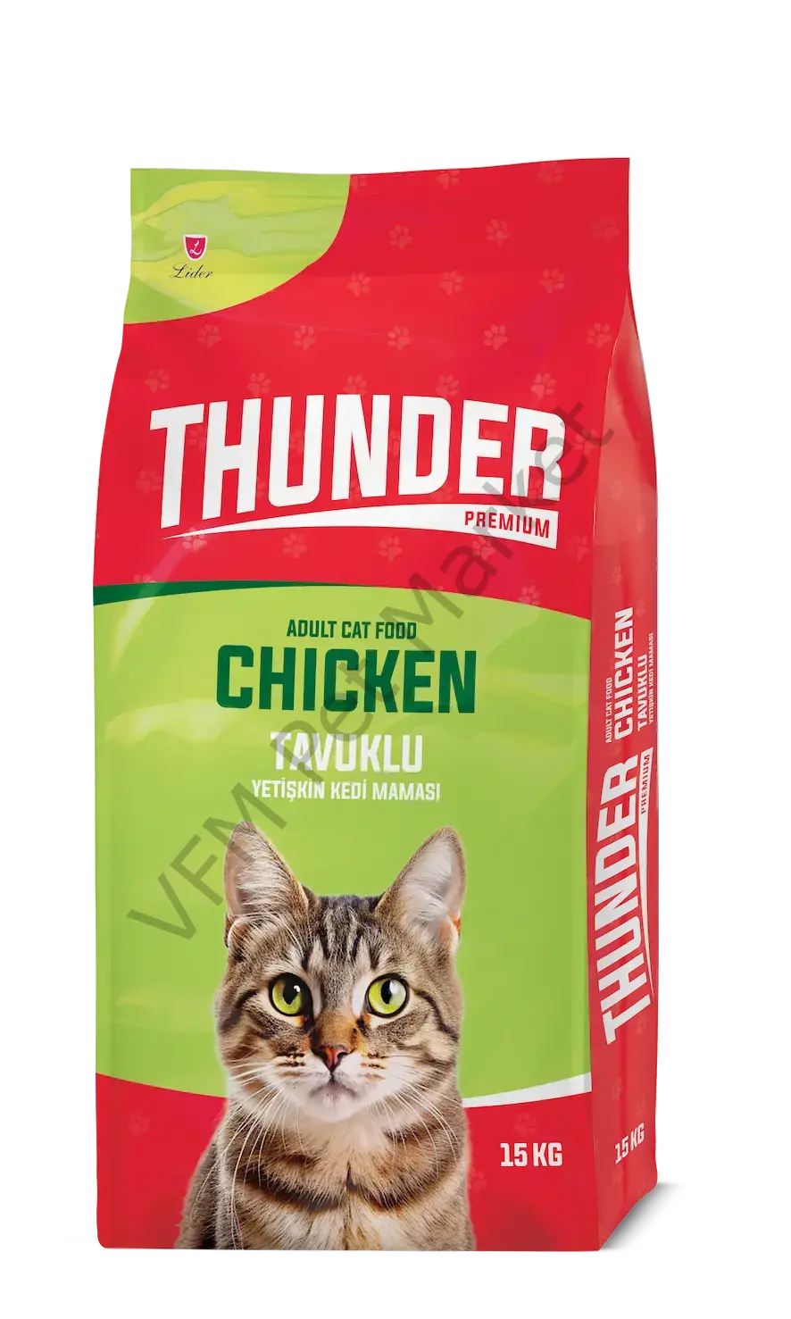 Thunder Premium Tavuklu Yetişkin Kedi Maması 15 Kg
