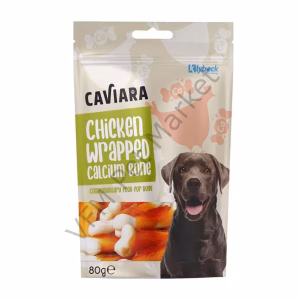 Caviara Tavuk Etli Kalsiyum Kemik Köpek Ödülü 80 Gr