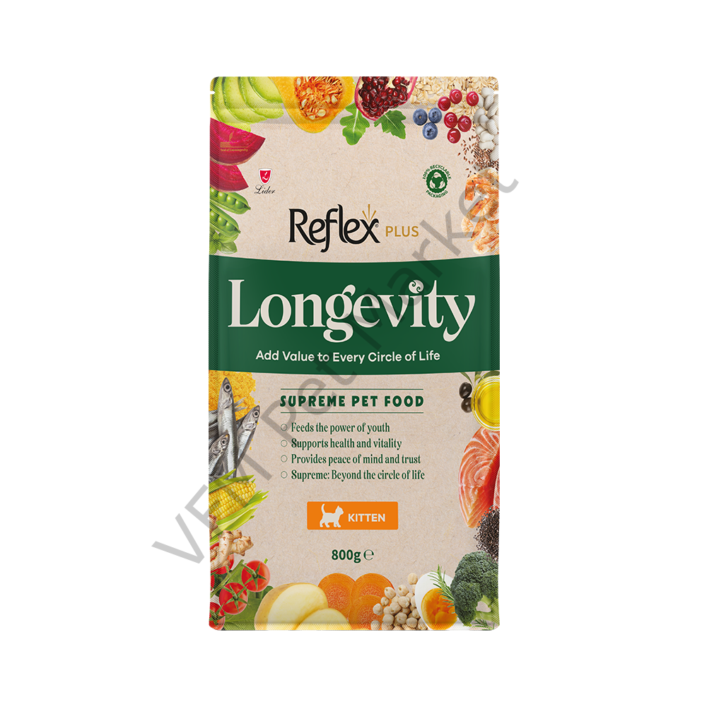 Reflex Plus Longevity Yavru Kedi Maması 800 Gr